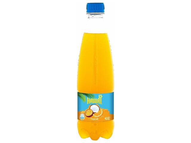 Hawai Tropical – Boisson gazeuse tropicale – Bouteille plastique 45 cL – Lot de 12